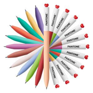 팬톤 하트 젤펜 볼펜 중성펜