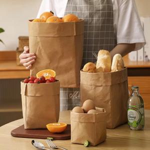 크래프트 페이퍼백 방수코팅 과일 야채 바게트 화분커버 인테리어 소품