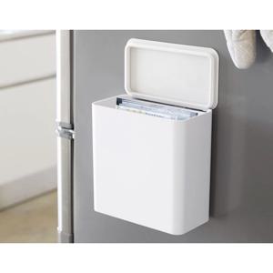 야마자키 타워 걸이식 자석 휴지통 밀폐형 음식물 쓰레기통