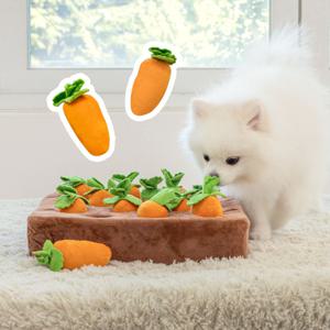 강아지 장난감 애견 용품 반려동물 삑삑이 노즈워크 당근밭