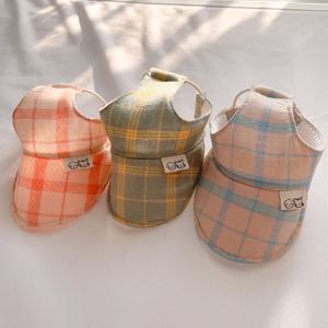 마가렛 고양이 강아지 선캡 모자 3colors