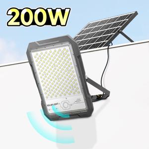 태양광 투광등 태양열 투광기 LED 야외 조명 실외등 벽등 가로등 200W