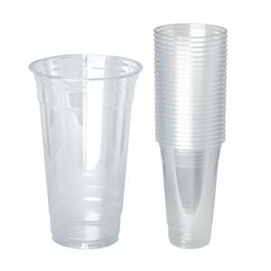 PET 투명컵 590ml 뚜껑미포함 25개, 일회용 플라스틱컵