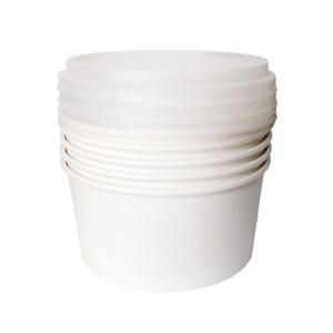 1500ml 종이용기 뚜껑세트 25개, 전자레인지용기