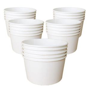 1200ml 종이용기 뚜껑미포함 25개, 전자레인지용기