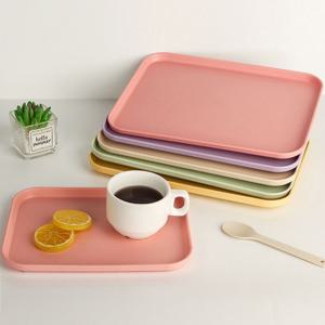마카롱 파스텔톤 직사각 트레이 쟁반 10colors