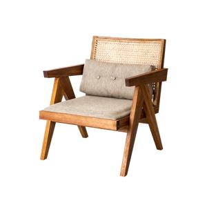 리젠우드H 씨루이 원목 쿠션 라탄 암체어 (착불)