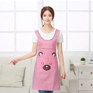 줄무늬 곰 앞치마/주방 작업 위생 식당용 방수 쿠킹