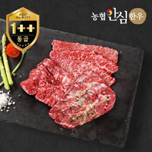 1++등급 한우 특수부위 모듬 600g/살치살+부채살+치마살