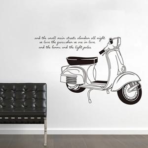 디자인 데코스티커 중형 클래식스쿠터