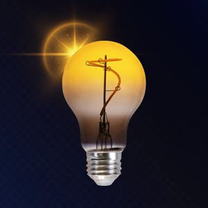 LED 뉴 필터 에디슨 A60 전구 4W 디자인 램프 카페 매장 인테리어 조명 플리커프리