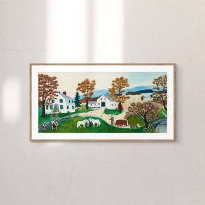 액자 Farm in Autumn / 그랜마 모지스(Grandma Moses)