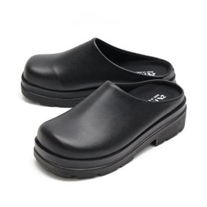 국산 앞막힘 여성슬리퍼 사무실 겨울실내화 통굽 블로퍼 5cm 높은굽 - 걸리버