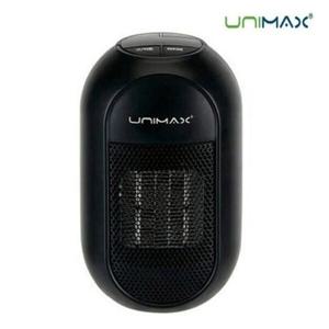 전기히터 UMH-606BK 블랙 플러그인 휴대용 PTC 난로 미니 온풍기