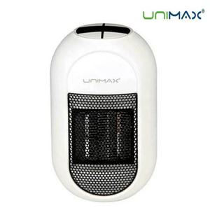 전기히터 UMH-606BK 화이트 플러그인 휴대용 PTC 난로 미니 온풍기