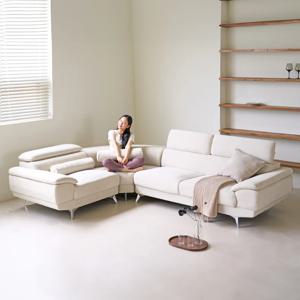 몬스터 플러스 아쿠아텍스 패브릭 코너형 소파