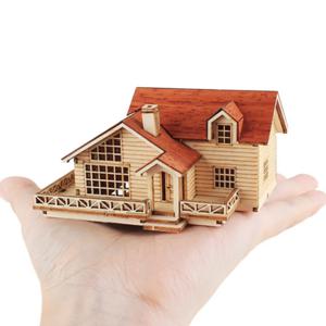 DIY 나무 모형 조립 키트 미니 하이디 하우스 YM-564