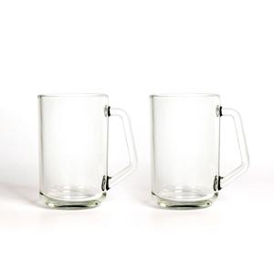 2p 세트 이지그립 머그컵 480ml (RM439) 유리컵 카페컵 하이볼잔