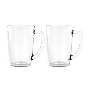 2p 세트 스트라이프 머그컵 460ml (RM417) 유리컵 하이볼잔 카페컵