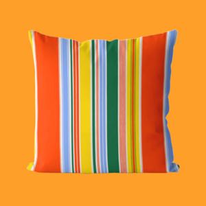 하이라이트 스프라이트 쿠션커버 비비드 인테리어 쿠션 Orange-Yellow 45x45