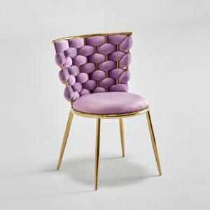 벨벳 자이언트얀 골드체어 4colors