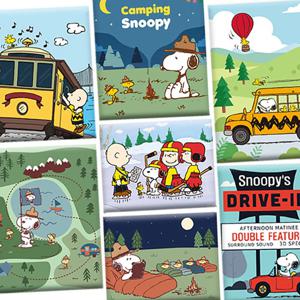 보석십자수 피너츠 스누피 캔버스형 ADVENTURE 40x50