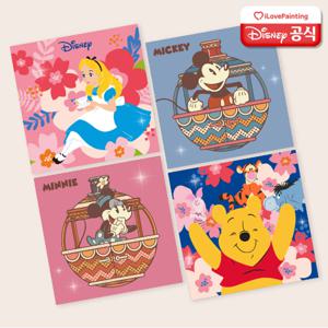 DIY 보석십자수 캔버스 디즈니 블러썸 미키 홀리데이 25x25