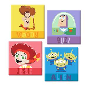 DIY 보석십자수 캔버스 디즈니 픽사 토이스토리4 25x25