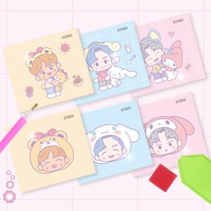 DIY 보석십자수 NCT x 산리오 스티커 9.5x11