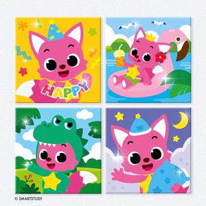 DIY 보석십자수 핑크퐁 미니이젤 20x20