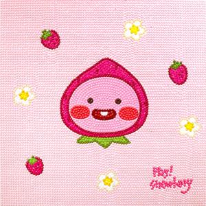 카카오 리틀프렌즈 딸기 리틀 어피치 보석십자수 캔버스 25x25cm