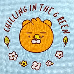 DIY 보석십자수 카카오프렌즈 네이처 라이언 25x25