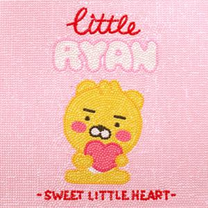 DIY 보석십자수 카카오프렌즈 스위트하트 라이언 25x25