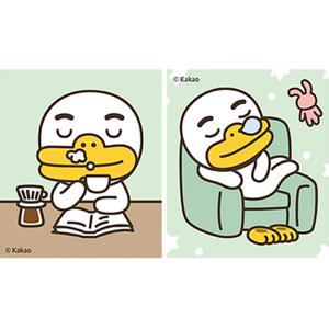DIY 보석십자수 스티커 카카오프렌즈 홈 튜브 9.5x11