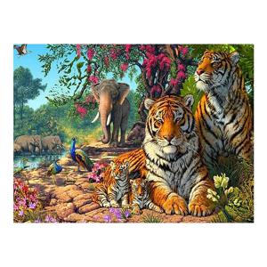 보석십자수 패브릭형 동물의 왕국 60x40