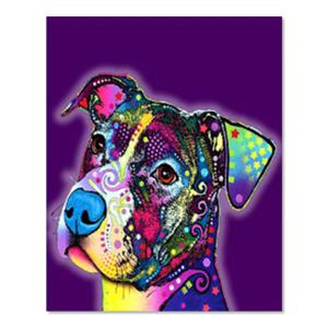 보석십자수 패브릭형 판타지아 시리즈 강아지 40x50