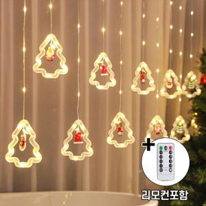 크리스마스 가랜드 LED 전구 피규어 줄조명 장식 무선리모콘