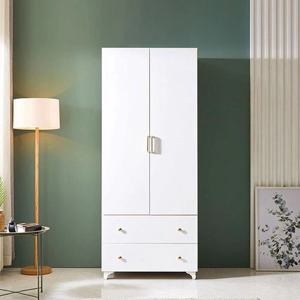 이스트 우드옷장 2단서랍 원룸 학생 싱글 서랍 옷장 장농 800