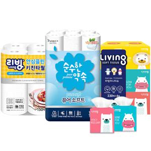 집들이추천 천연펄프 화장지 실속 선물세트