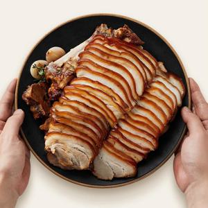 국내산 슬라이스 족발 세트 795g (냉채소스+새우젓+간장와사비) (3~4인용)
