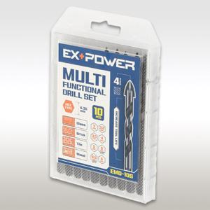 만능드릴비트 세트 4날 십자형 EMD-10S 공구 수공구