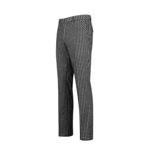 골피아 FW4W504 남성 프리미엄 인밴드 모직 체크 골프바지
