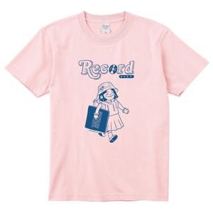 Vinyl Girl_바이닐 걸 레코드 소녀 반팔 티셔츠