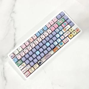 야옹이월드 한글키캡 고양이 MOA XDA 프로파일 PBT 기계식키보드 키캡