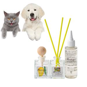 반려동물 강아지 고양이 디퓨저 망고앤그리너리 50ml+50ml 차량용 실내 방향제