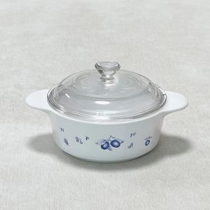 양수냄비 원형 800ml (블루베리) 내열 유리냄비 전골