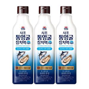 통영굴 참치액 500g*3개