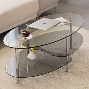 포브 레이어드 에그형 1100 거실 쇼파테이블 글라스
