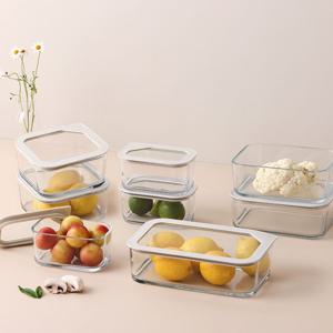 피카원 글라스 모듈형 유리 밀폐용기 8종 세트