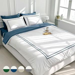 갤러리 호텔식 워싱 옥수수솜 무봉제 차렵이불 세트 SS/Q/DK 4colors
